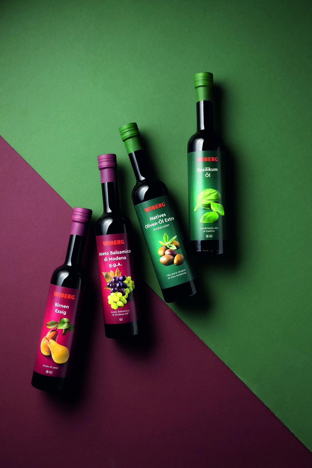 Neuer Look für Essig und Öl