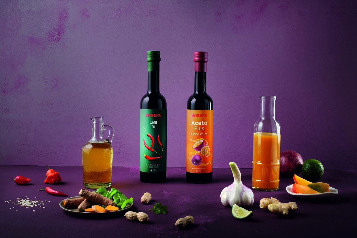 Neuer Look für Essig und Öl