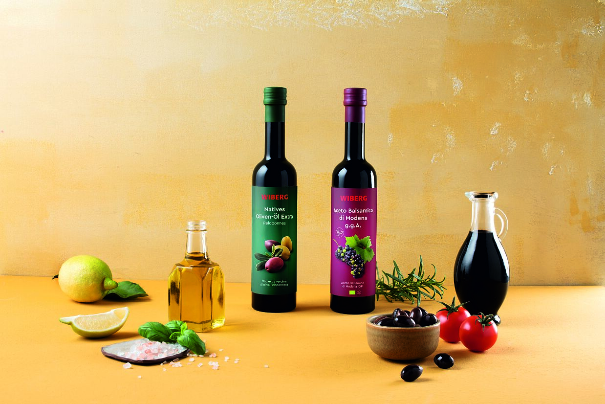 Neuer Look für Essig und Öl