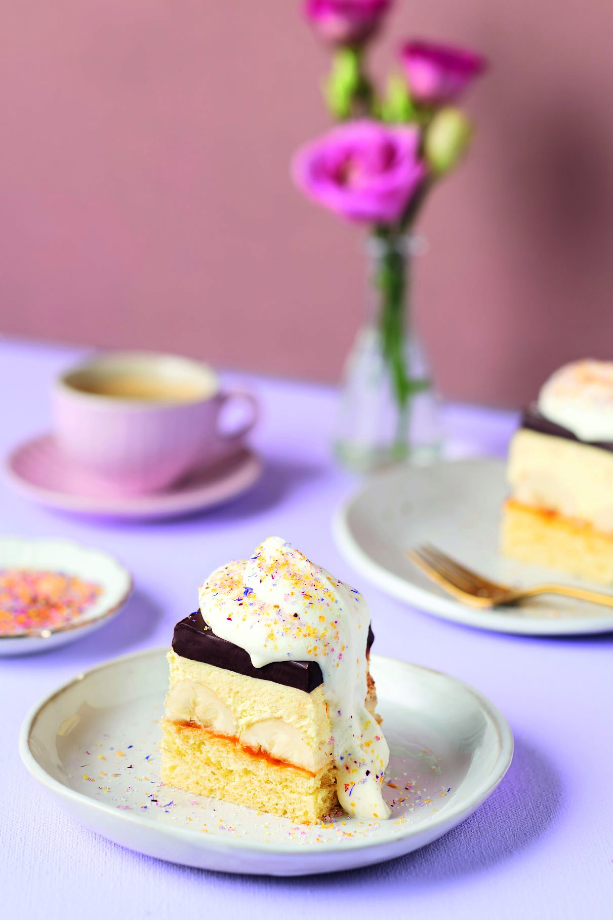 Blütenzucker Bananenschnitte