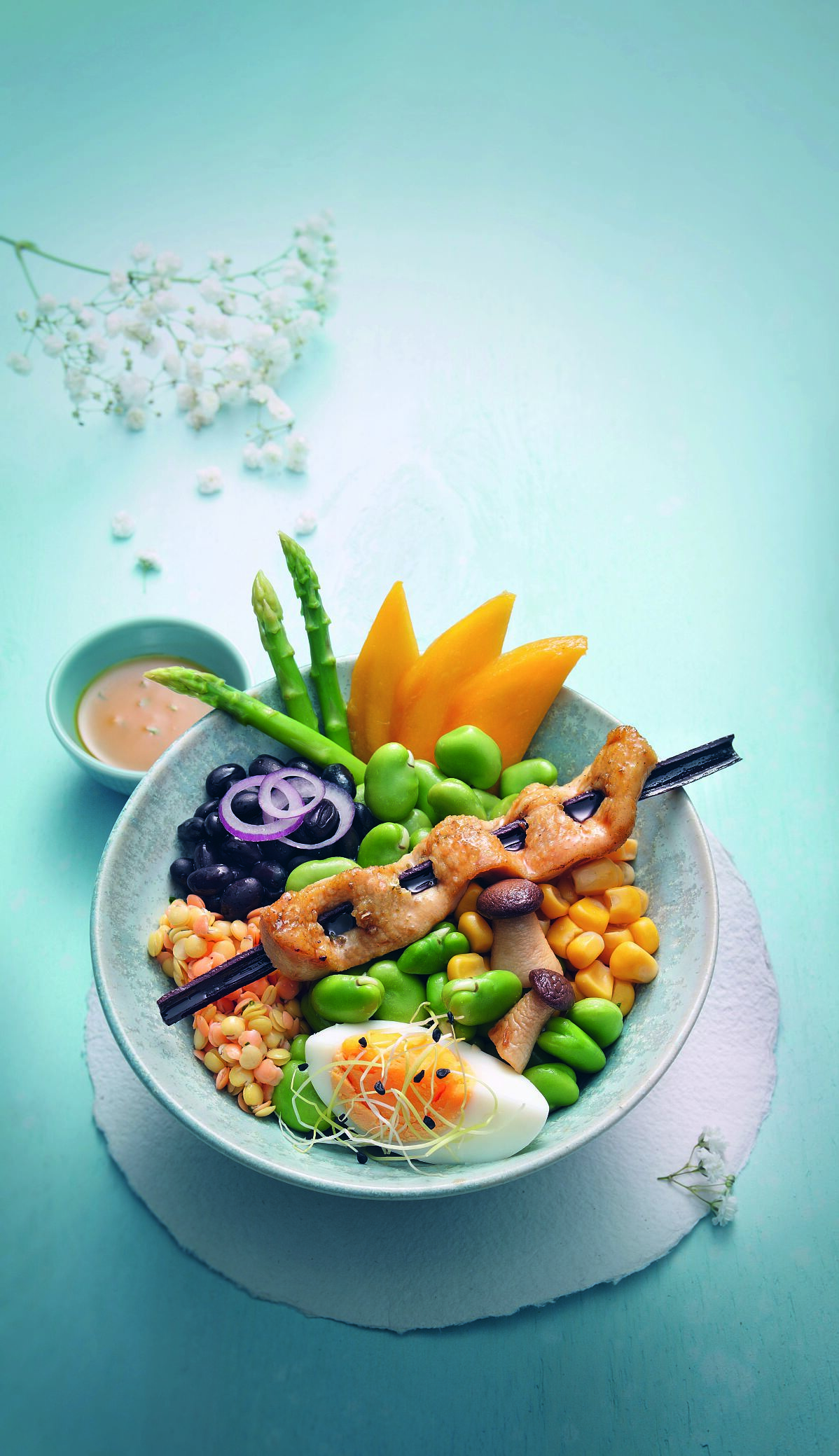 Olympia-Bowl mit Mangos