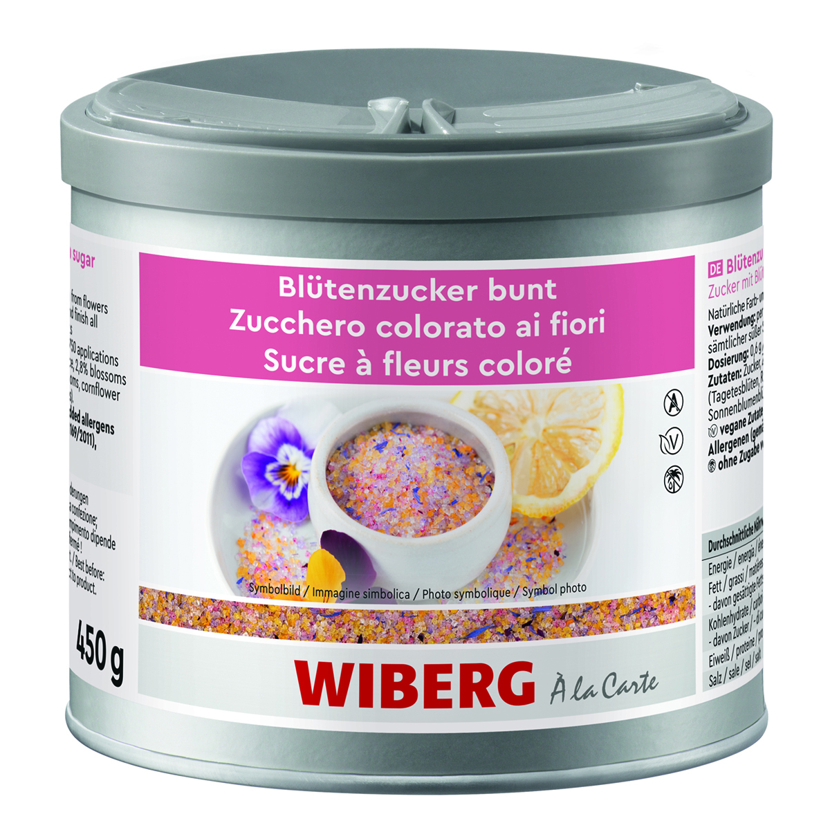 WIBERG Blütenzucker bunt