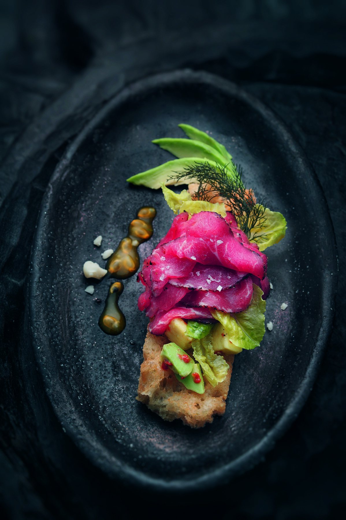 Rinder-Carpaccio mit raffiniertem Pfeffer