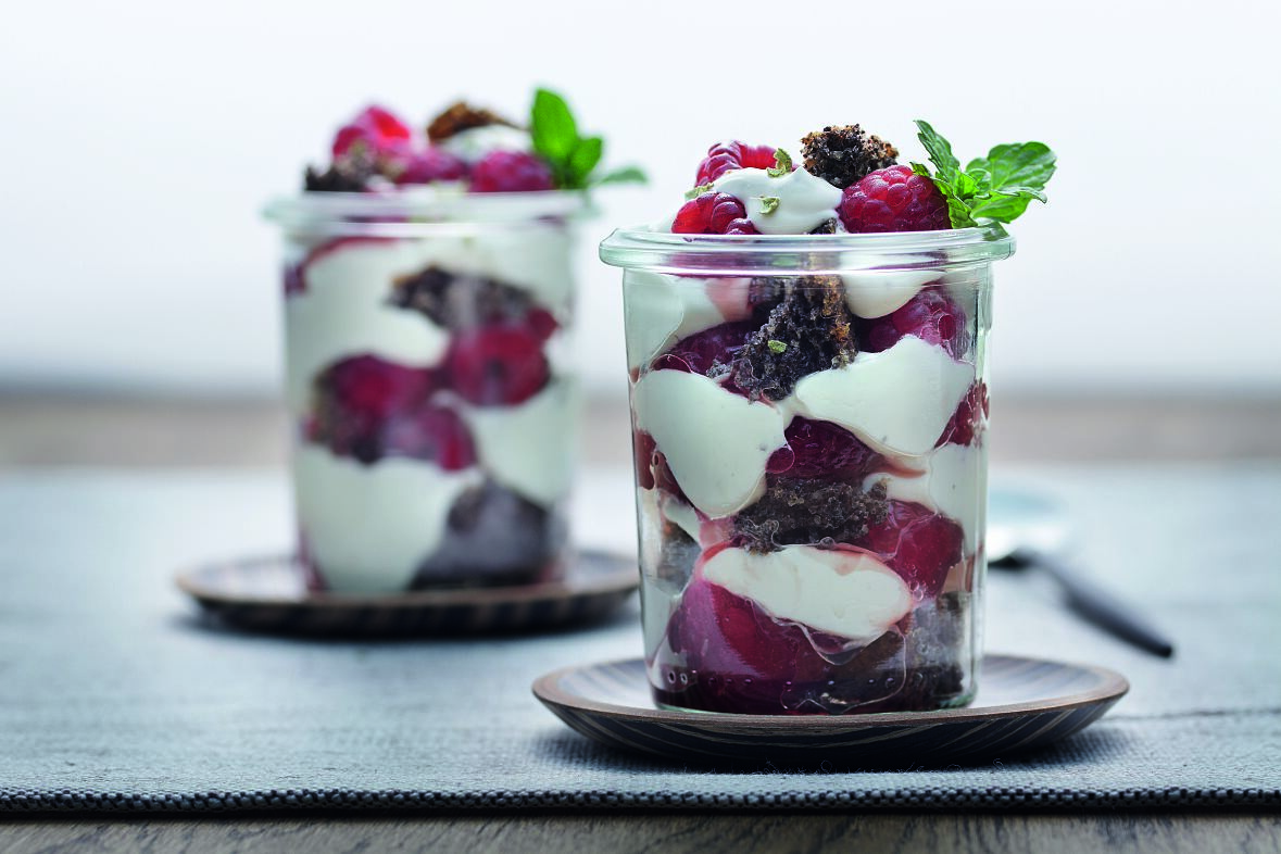 Himbeer Mohn Tiramisu